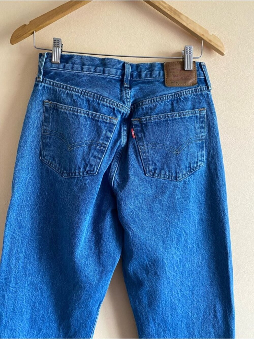Levis Premium 501 '81 Jeans Woman 27x31 Medium Wash Button Fly Streetwear Preppy - Picture 6 of 14